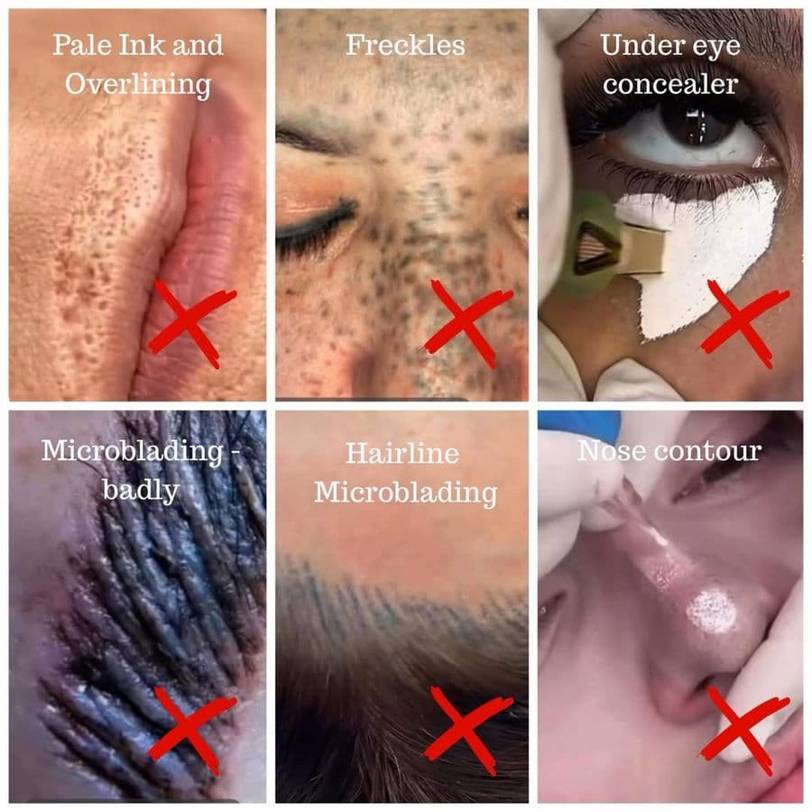 🔖🎨🧑🎨 IMPORTANT SAFETY IN PERMANENT MAKEUP - TREND INFORMATION! ✋Absolutely not our work!! A certificate does not an artist make! Time,